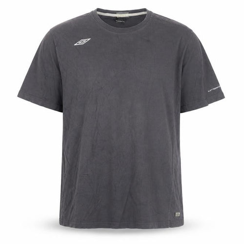 Umbro Men’s Grey 2XL Crew Neck Short Sleeve Cotton Sports T-Shirt
