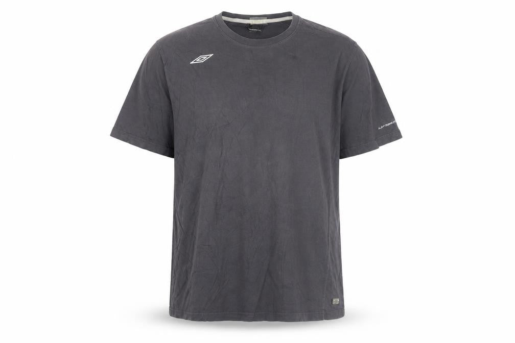 Umbro Men’s Grey 2XL Crew Neck Short Sleeve Cotton Sports T-Shirt