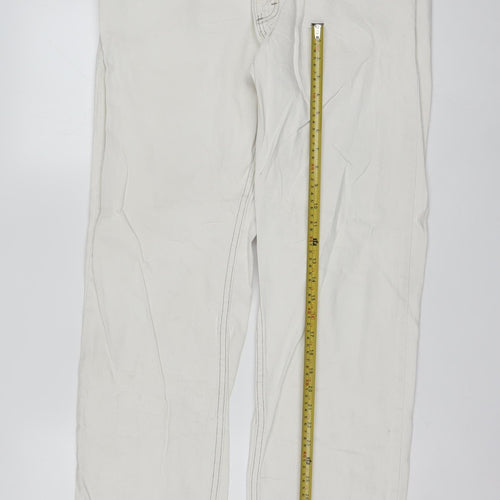 Lee Men's Ivory Regular Fit Straight Leg Jeans 36W 34L