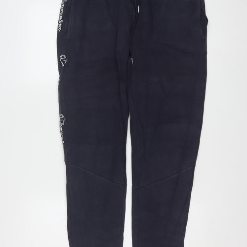 Champion Men's Black Medium Joggers Cotton Blend Activewear Trousers