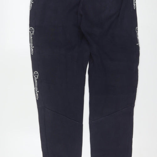 Champion Men's Black Medium Joggers Cotton Blend Activewear Trousers