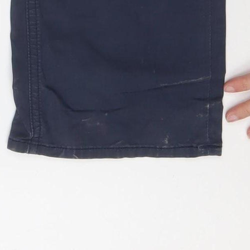 Lee Men's Blue Daren Zip Fly Regular Chino Trousers W38 L34