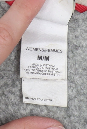 The North Face Women's Grey Fleece Full Zip Jacket Size M