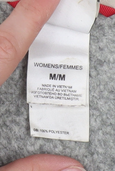 The North Face Women's Grey Fleece Full Zip Jacket Size M