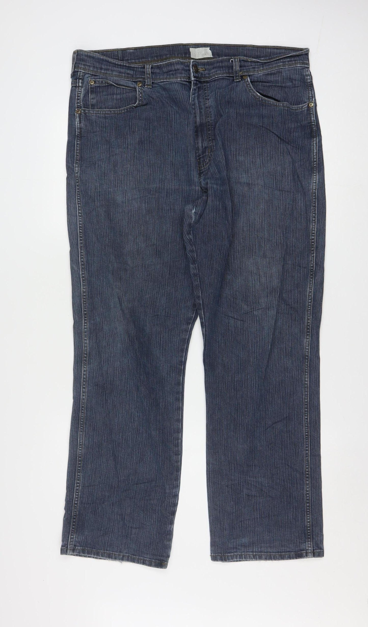 Wrangler Men's Blue Regular Fit Straight Jeans W38 L30