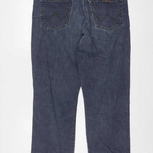 Wrangler Men's Blue Regular Fit Straight Jeans W38 L30