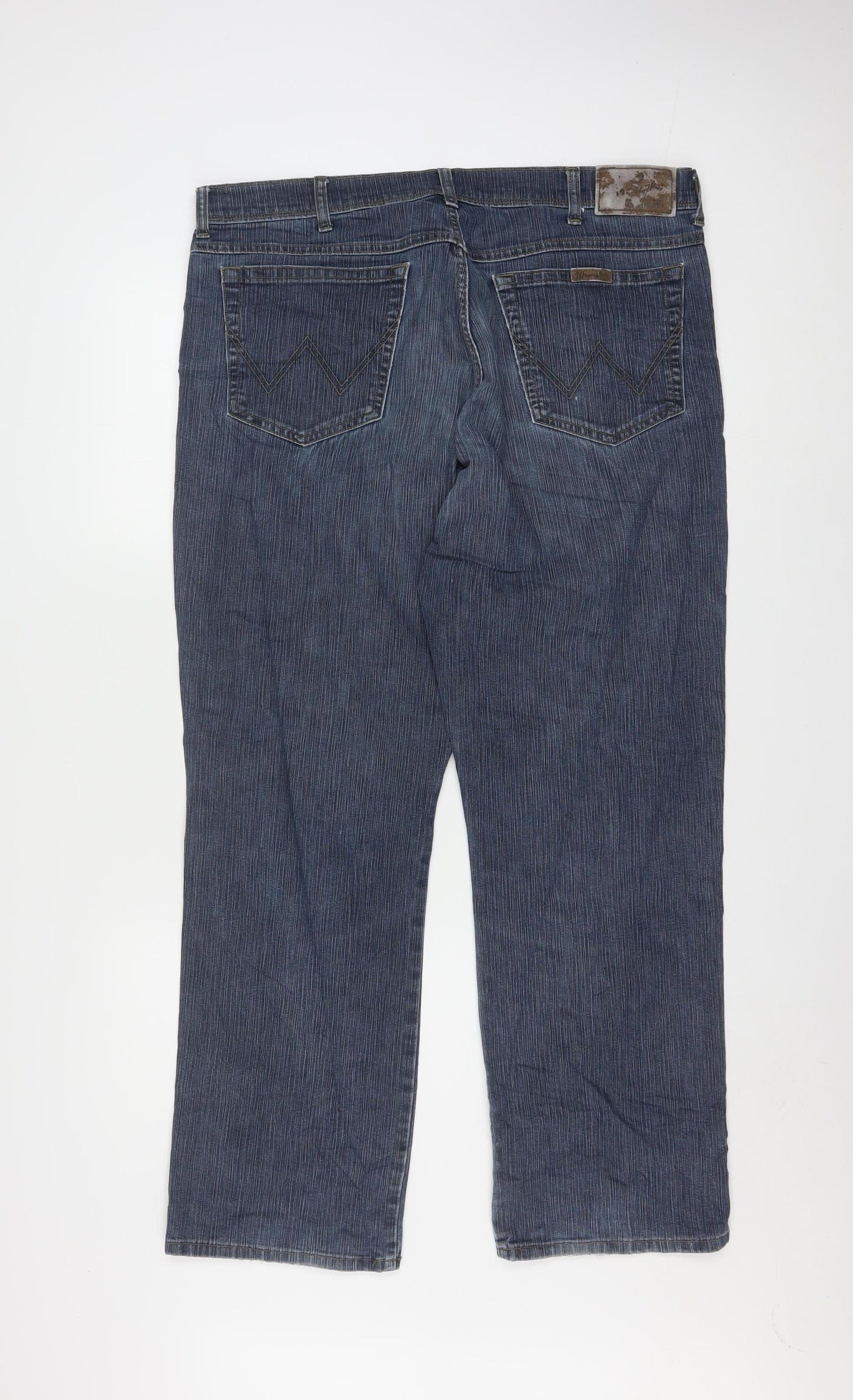 Wrangler Men's Blue Regular Fit Straight Jeans W38 L30
