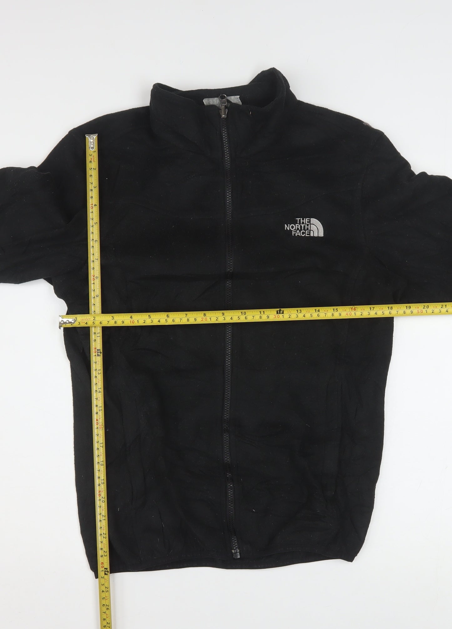 The North Face Men's Black Small Fleece Full Zip Jacket
