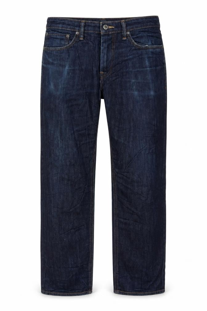 Levi's Men's Blue 34W 30L Straight Fit Denim Jeans