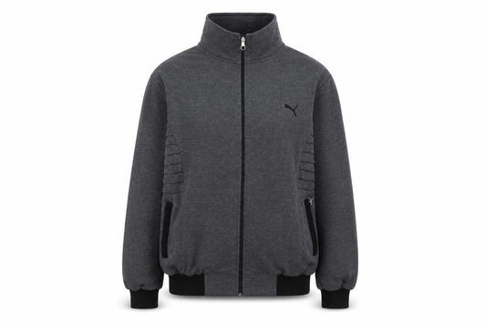 Puma Womens Grey M Track Jacket Full Zip Lightweight Sportswear