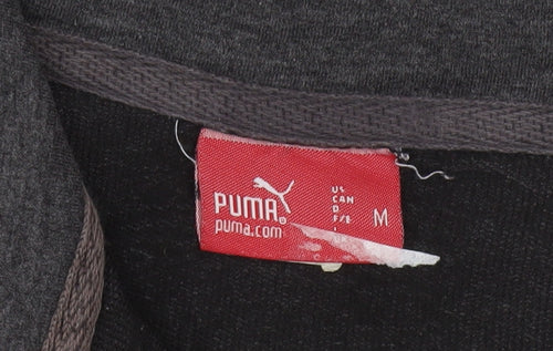 Puma Womens Grey M Track Jacket Full Zip Lightweight Sportswear