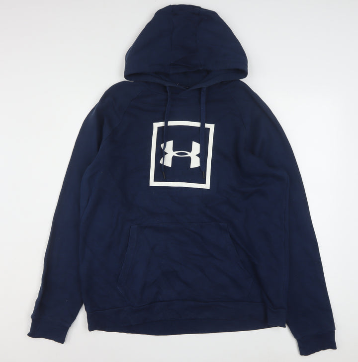Under Armour Men's Blue XL Pullover Hoodie Logo Sportswear