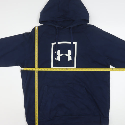 Under Armour Men's Blue XL Pullover Hoodie Logo Sportswear