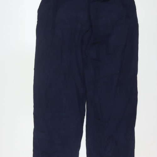 Reebok Men Blue M Track Pants Regular Fit Lightweight Activewear