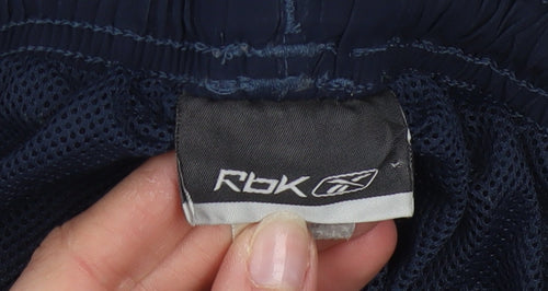 Reebok Men Blue M Track Pants Regular Fit Lightweight Activewear