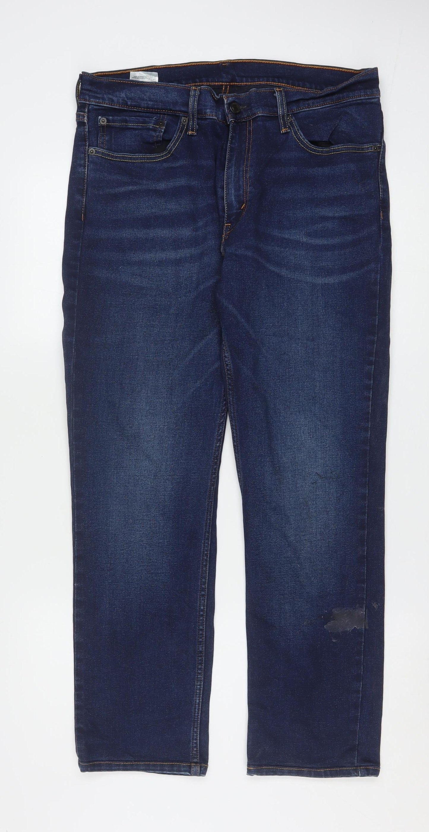Levi’s 511 Men’s Blue Straight Jeans 34W 34L Stretch Denim