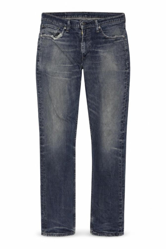 Levi's Men's Blue Straight Leg Jeans W36 L34 Denim Stretch