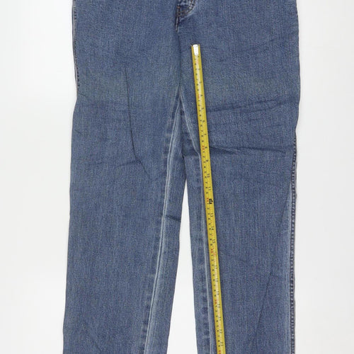Wrangler Mens Blue Regular Fit Straight Leg Denim Jeans W32 L32
