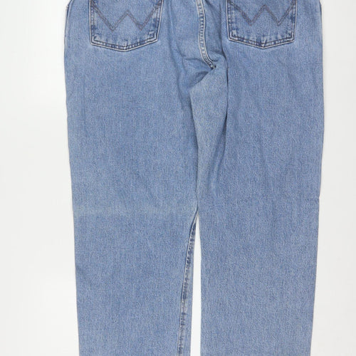 Wrangler Men's Blue 40x30 Regular Fit Straight Denim Jeans