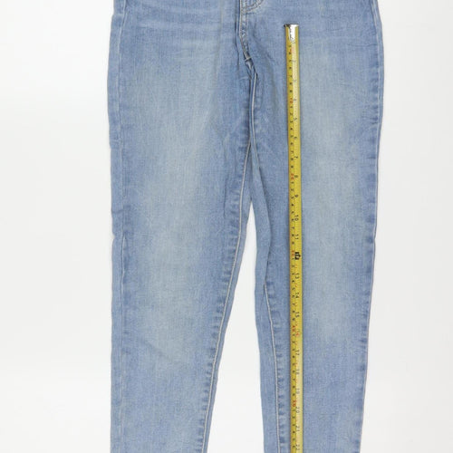 Levi's Women's Blue Mile High Super Skinny Jeans Size 25 High Rise