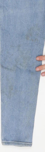 Levi's Women's Blue Mile High Super Skinny Jeans Size 25 High Rise