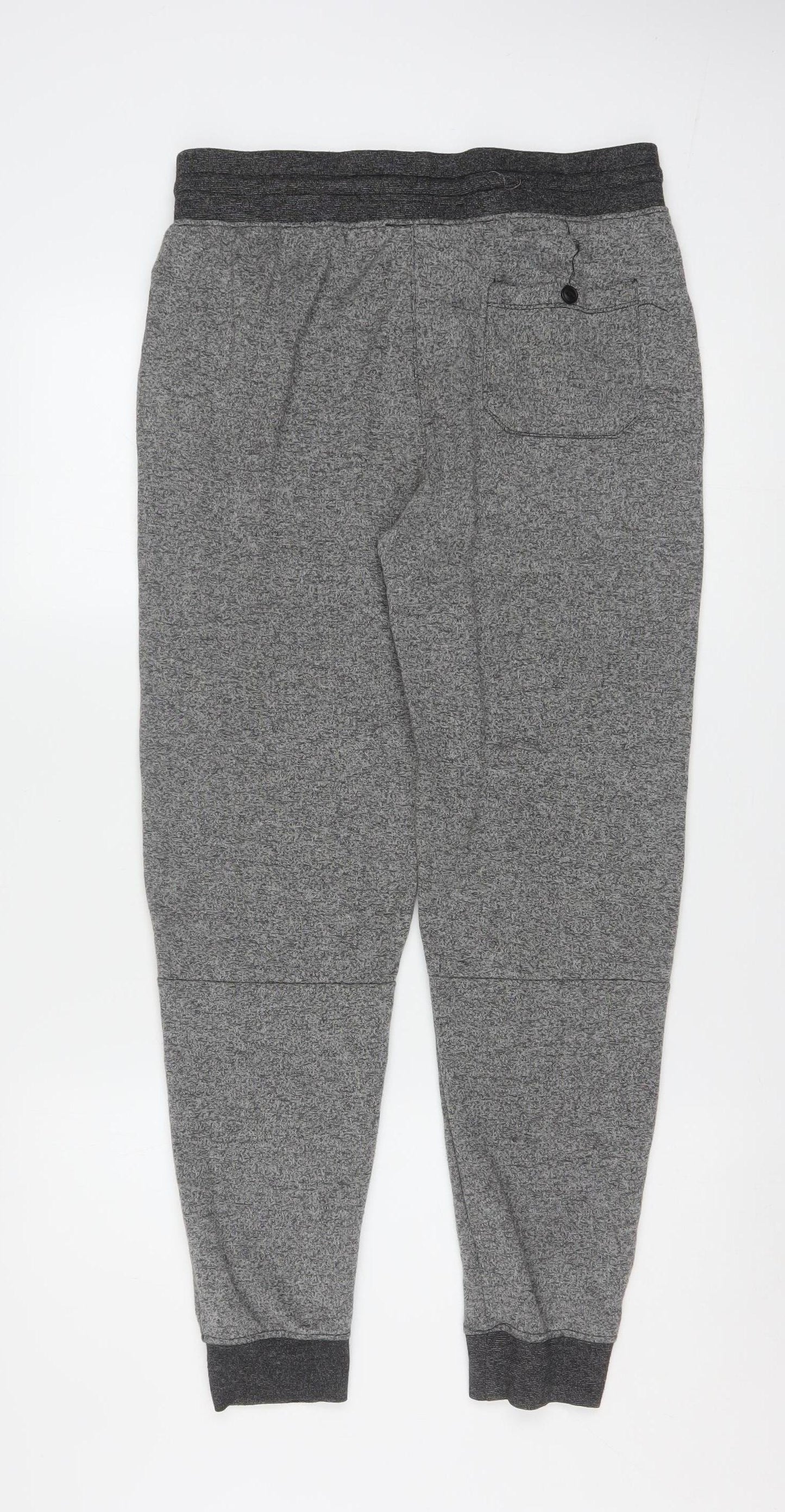 CARBON Men's Grey Jogger Trousers Size S Comfortable Activewear
