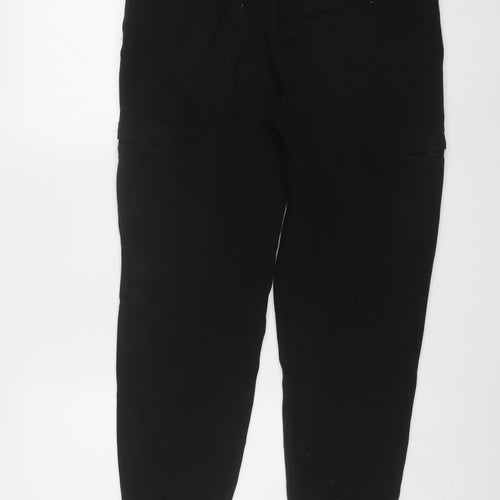 FILA Mens Black Jogger Trousers Size M Regular Fit Cotton Blend