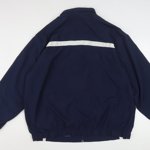 Nike Men's Blue XL Windbreaker Jacket Harper Football