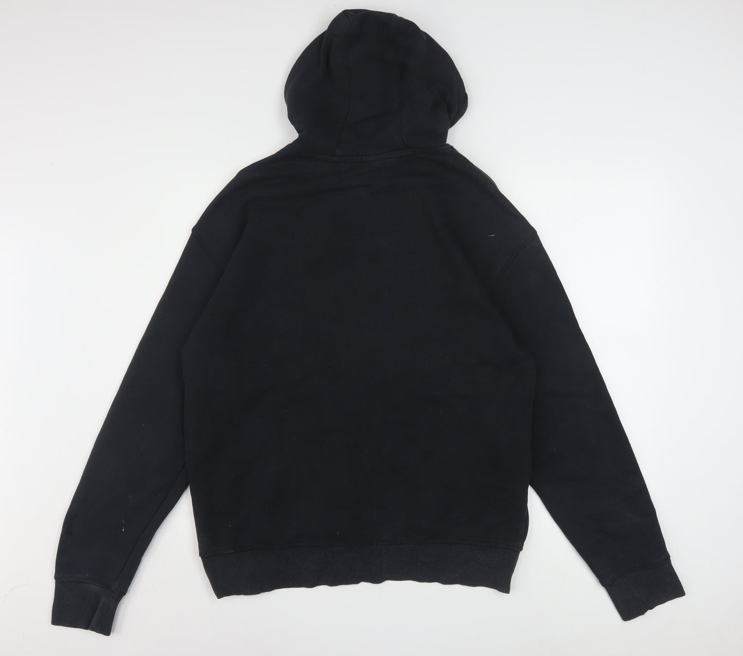 New Balance Men's Black Pullover Hoodie Size S Logo Fleece Sweatshirt