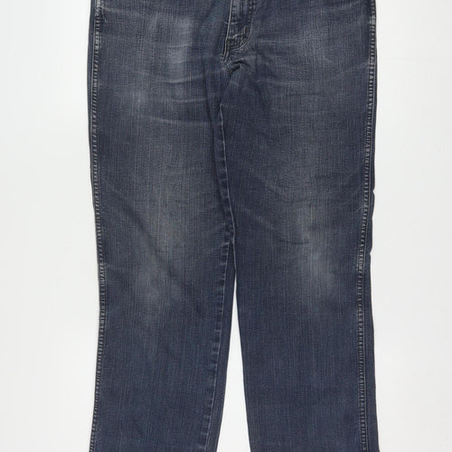 Wrangler Men's Blue Straight Leg Denim Jeans W35 L32 Texas