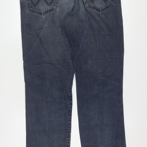 Wrangler Men's Blue Straight Leg Denim Jeans W35 L32 Texas