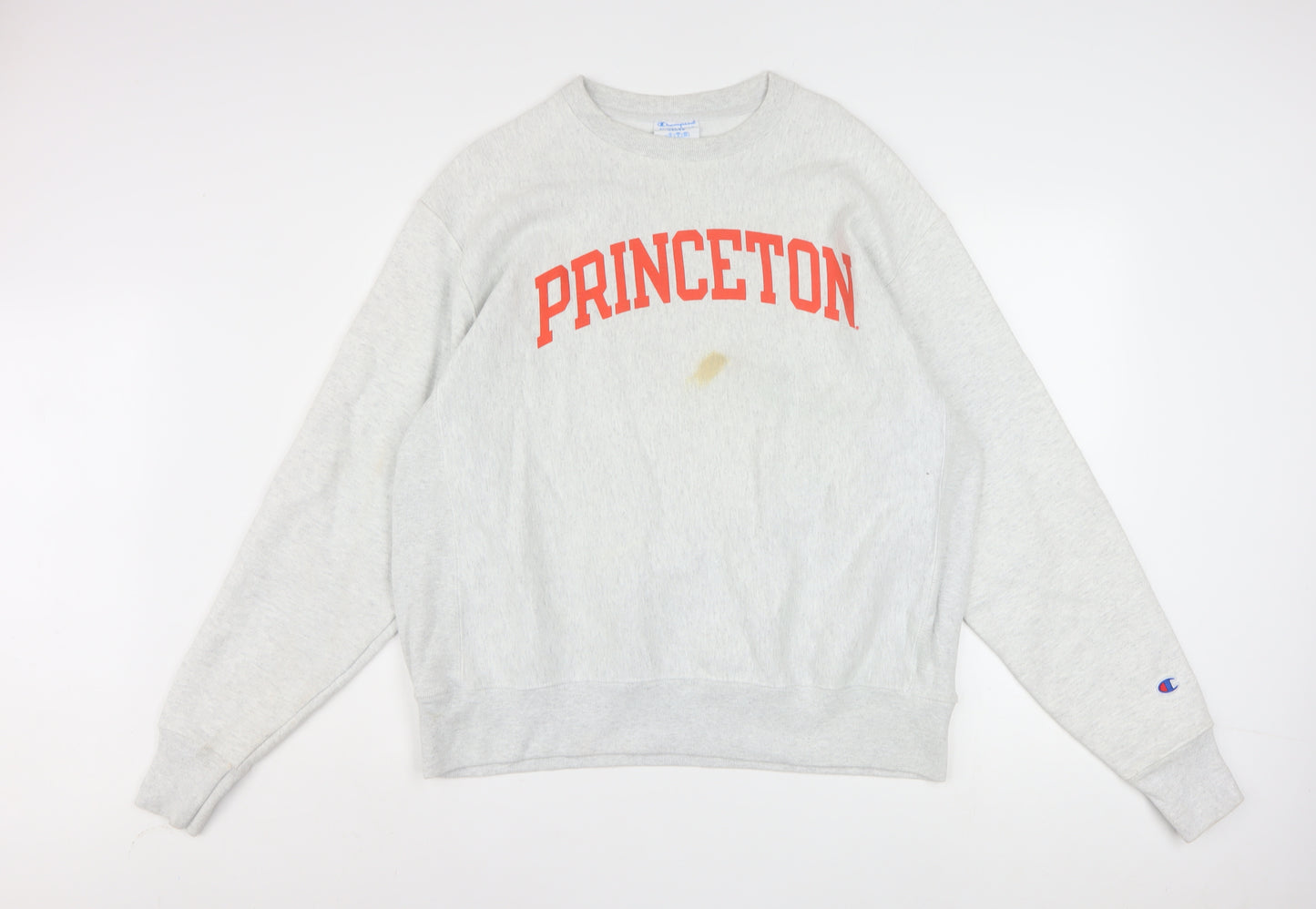 Champion Princeton Grey Reverse Weave Womens Large Sweatshirt