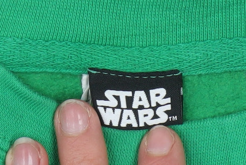 Star Wars Men’s Green Darth Vader Christmas Sweatshirt L