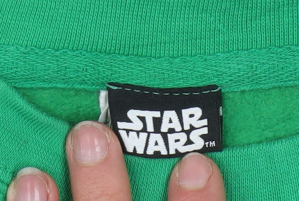 Star Wars Men’s Green Darth Vader Christmas Sweatshirt L