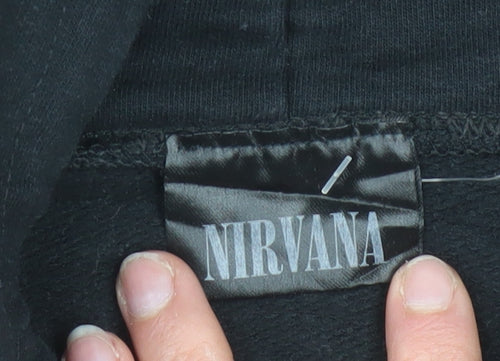 Nirvana Men's Black Pullover Hoodie In Utero Graphic S