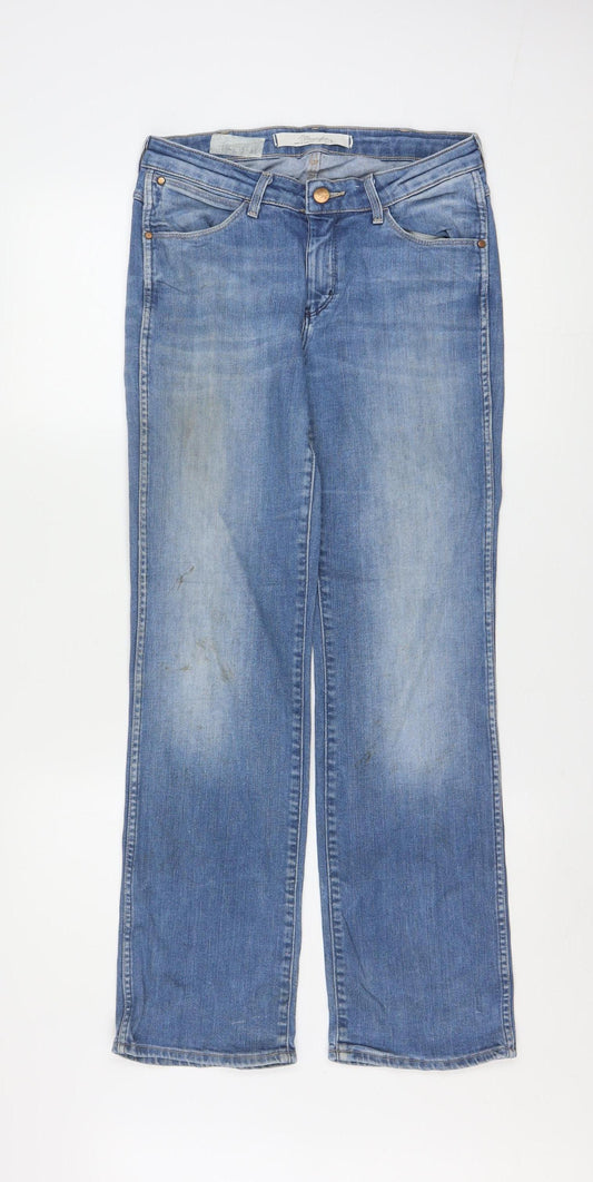 Wrangler Women’s Blue Straight Leg Jeans Size 10 Regular Fit
