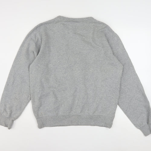Ellesse Womens Grey Logo Crew Neck Sweatshirt UK 14