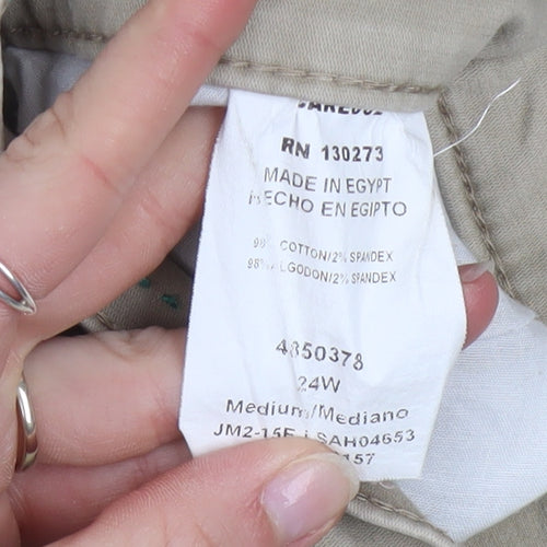 Lee Men's Beige Relaxed Fit Chino Trousers Size 2XL