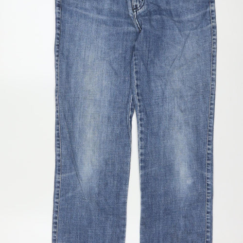 Levi's Men's Blue 38 Regular Fit Straight Leg Denim Jeans