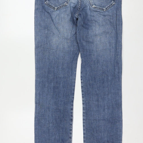 Levi's Men's Blue 38 Regular Fit Straight Leg Denim Jeans