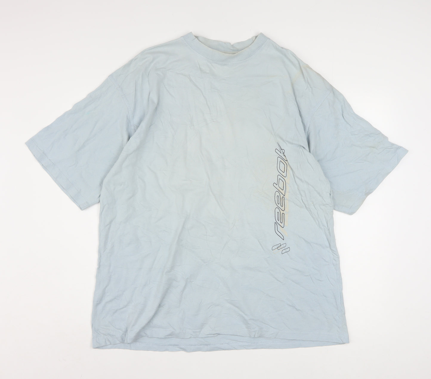 Reebok Men's Blue XL Crew Neck Sports T-Shirt