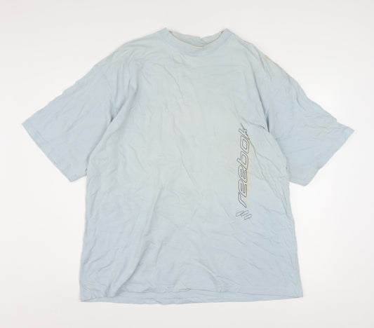 Reebok Men's Blue XL Crew Neck Sports T-Shirt