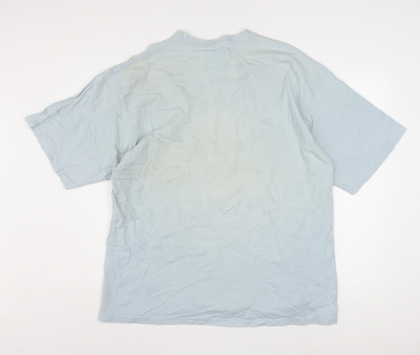 Reebok Men's Blue XL Crew Neck Sports T-Shirt