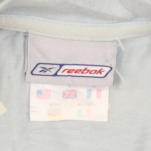 Reebok Men's Blue XL Crew Neck Sports T-Shirt