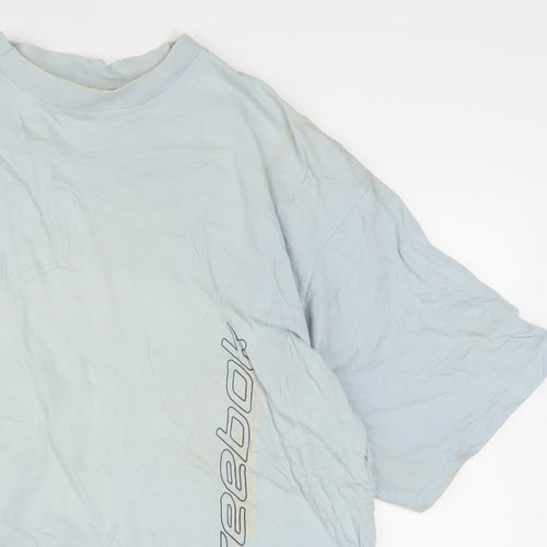 Reebok Men's Blue XL Crew Neck Sports T-Shirt