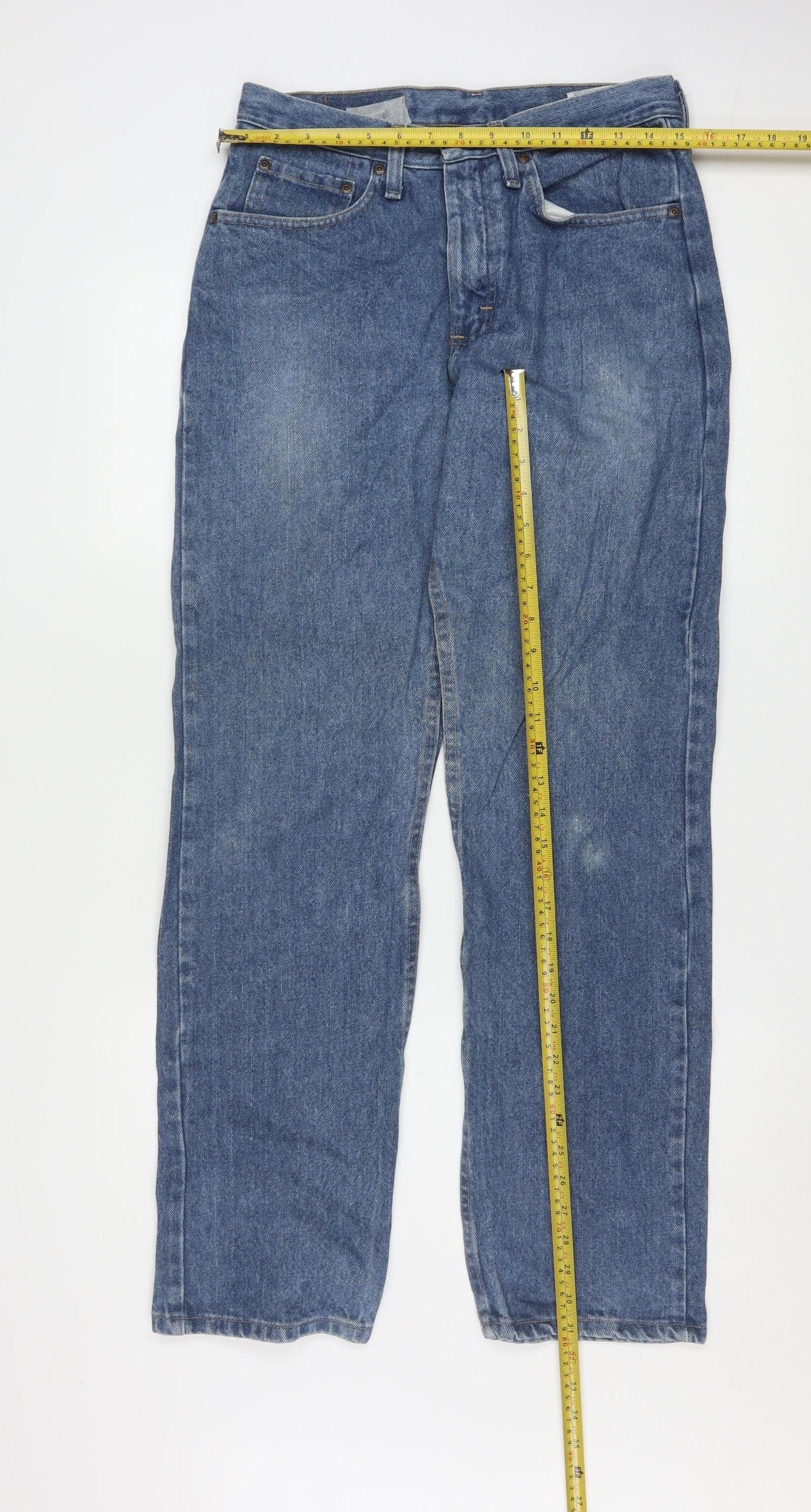Wrangler Men's Blue Regular Fit Straight Denim Jeans 30x30