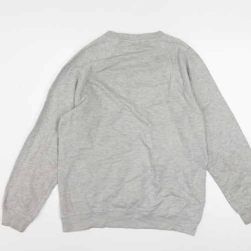 Levi's Men's Grey Regular Fit Crew Neck Pullover Sweatshirt Size L