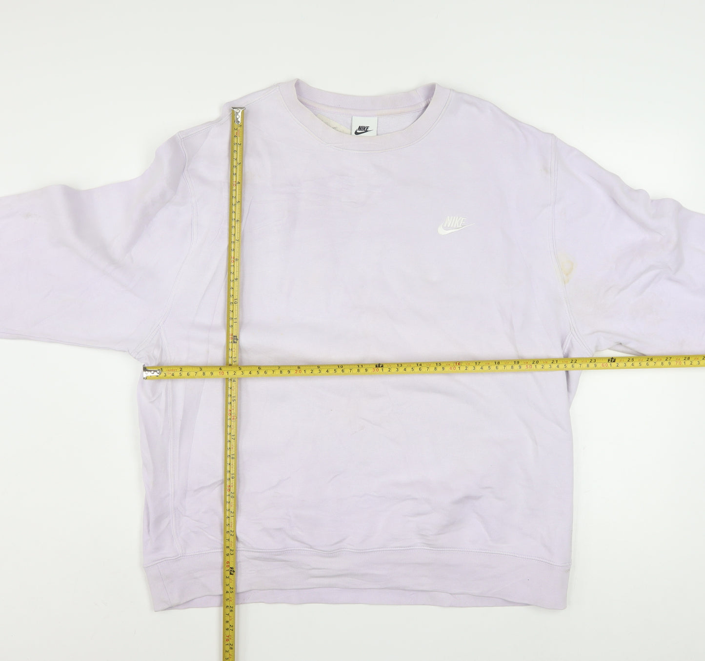 Nike Women’s Lilac Crew Neck Pullover Sweatshirt Size L
