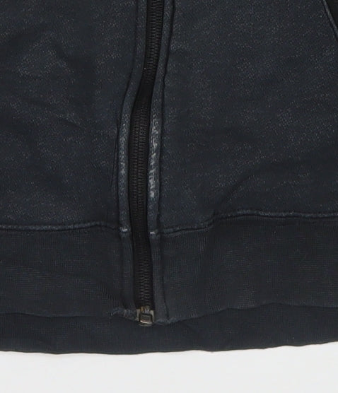 Nike Mens Black Full Zip Hoodie Small Fleece Sportswear