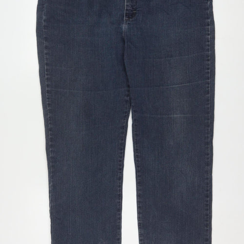 Lee Womens Blue Size 18 Tall Classic Straight Leg Denim Jeans